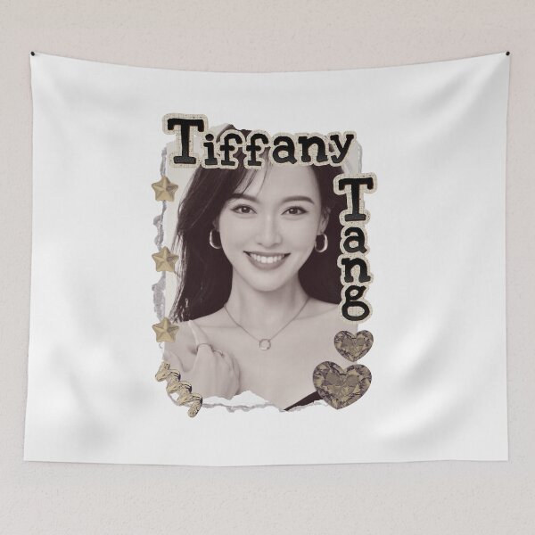 Item preview, Tiffany Tang – Tang Yan (唐嫣) Chinese Actress Art Chinese Celebrity Illustration Scrapbook Collage Cozy Y2K Vintage Design designed and sold by HELL0WBELLO.