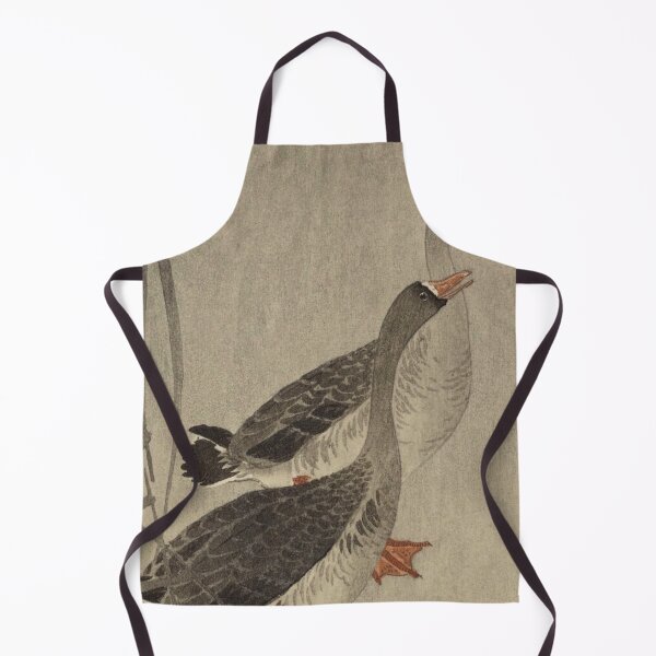 Item preview, Two Geese by Ohara Koson : Tranquil Shin Hanga Japanese Poster designed and sold by artofuniverse.