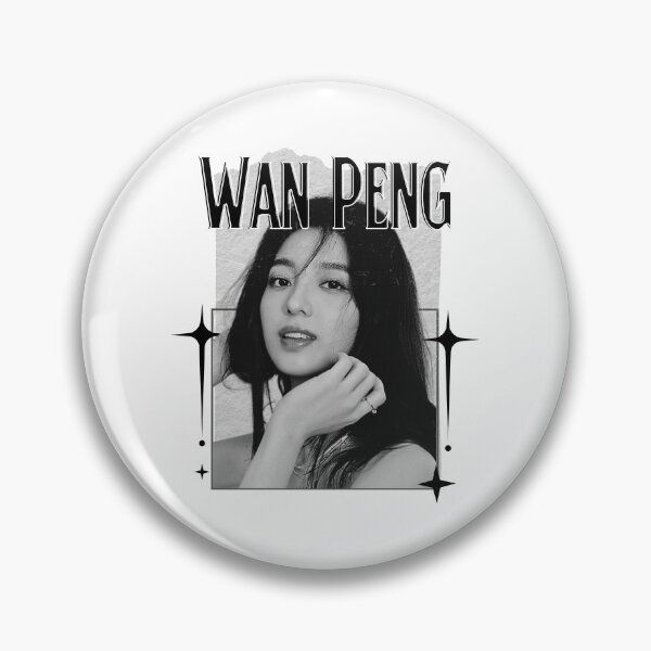 Item preview, Wan Peng (万鹏) Chinese Actress Art Chinese Celebrity IllustrationScrapbook Collage Cozy Y2K Vintage Design designed and sold by HELL0WBELLO.