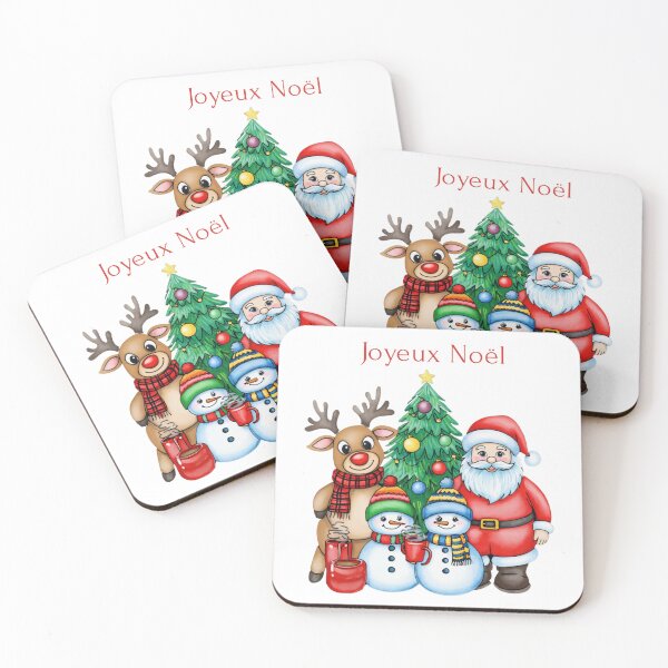 Item preview, Merry Christmas Friends — Cute Family Characters Holiday Illustration designed and sold by Artxotic Studio.