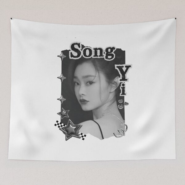 Item preview, Song Yi (宋轶) Chinese Actress Art Chinese Celebrity Illustration Black and White Collage Digital Art Portrait designed and sold by AJUNICE STUDIO.