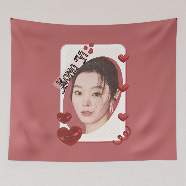 Item preview, Song Yi (宋轶) Portrait Chinese Actress Art Chinese Celebrity Illustration portrait illustration Red Aesthetic Collage Design designed and sold by AJUNICE STUDIO.