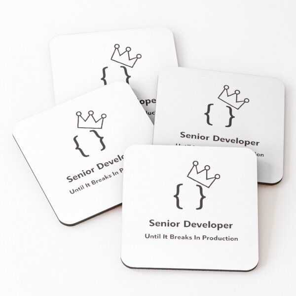Item preview, Senior Developer Until It Breaks In Production Meme designed and sold by techy-rrr.