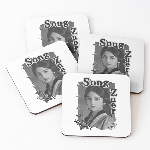 Item preview, Song Zuer (宋祖儿) Chinese Actress Art Chinese Celebrity Illustration Black and White Collage Digital Art Portrait designed and sold by AJUNICE STUDIO.