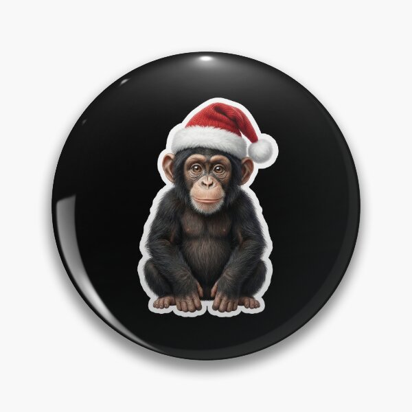 Item preview, Charming chimpanzee in festive mode designed and sold by DAGHO.