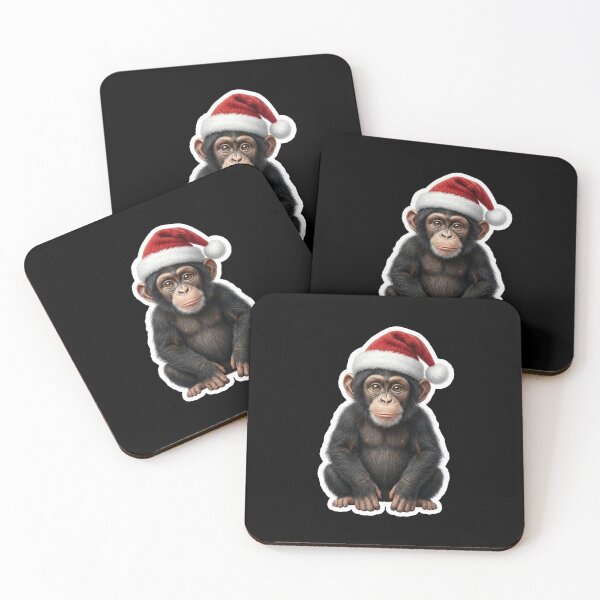 Item preview, Charming chimpanzee in festive mode designed and sold by DAGHO.