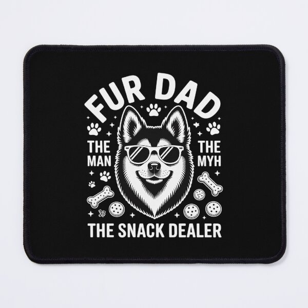 Item preview, Fur Dad The Man The Myth The Snack Dealer6 designed and sold by lilLilaBatArt.