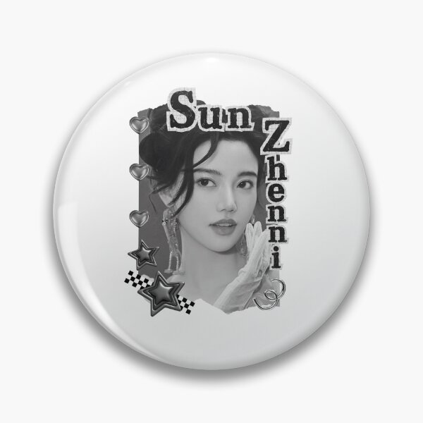 Item preview, Sun Zhenni (孙珍妮) Chinese Actress Art Chinese Celebrity Illustration Black and White Collage Digital Art Portrait designed and sold by AJUNICE STUDIO.