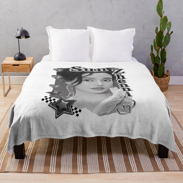 Item preview, Sun Zhenni (孙珍妮) Chinese Actress Art Chinese Celebrity Illustration Black and White Collage Digital Art Portrait designed and sold by AJUNICE STUDIO.