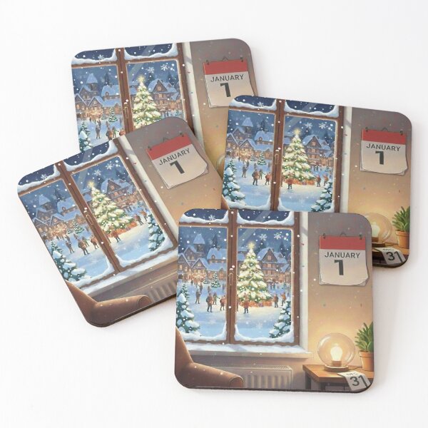 Item preview, From December 31 to January 1 – A Cozy New Year Moment designed and sold by Y-MOONSTAR.