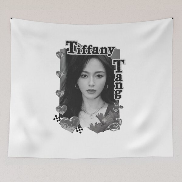 Item preview, Tiffany Tang – Tang Yan (唐嫣) Chinese Actress Art Chinese Celebrity Illustration Black and White Collage Digital Art Portrait designed and sold by AJUNICE STUDIO.