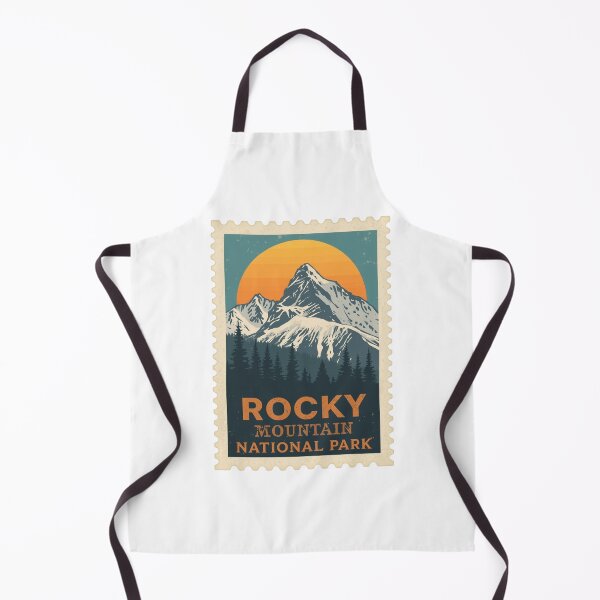 Artikelvorschau, Rocky-Mountain-Nationalpark | Reiseillustration einer alpinen Landschaft entworfen und verkauft von KiValuate.