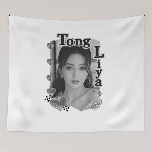 Item preview, Tong Liya (佟丽娅) Chinese Actress Art Chinese Celebrity Illustration Black and White Collage Digital Art Portrait designed and sold by AJUNICE STUDIO.