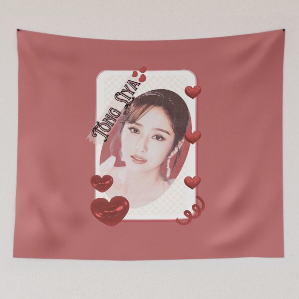 Item preview, Tong Liya (佟丽娅) Portrait Chinese Actress Art Chinese Celebrity Illustration portrait illustration Red Aesthetic Collage Design designed and sold by AJUNICE STUDIO.