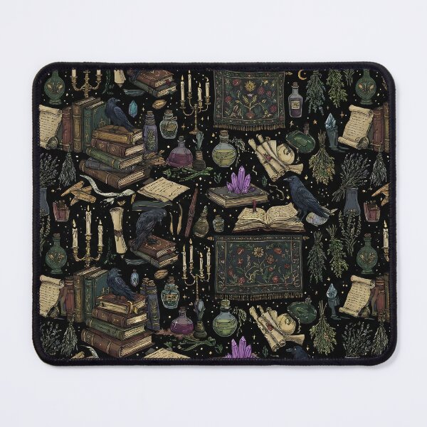 Item preview, Mystical Witch Library Maximalist Pattern designed and sold by auxincaftan0o.