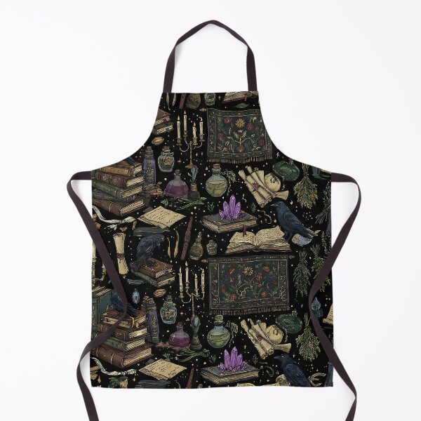 Item preview, Mystical Witch Library Maximalist Pattern designed and sold by auxincaftan0o.
