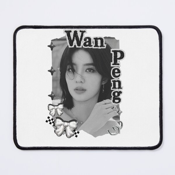 Item preview, Wan Peng (万鹏) Chinese Actress Art Chinese Celebrity Illustration Black and White Collage Digital Art Portrait designed and sold by AJUNICE STUDIO.