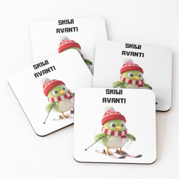 Item preview, Kiwi Bird on Ski - Skiwi Avanti designed and sold by Dedokris.