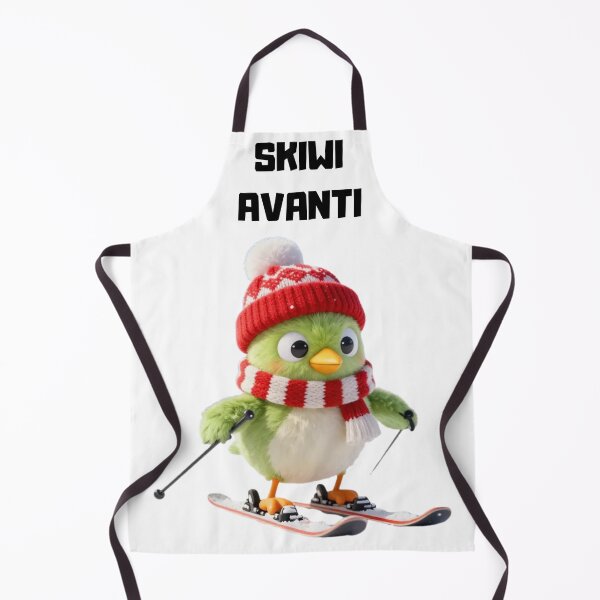 Item preview, Kiwi Bird on Ski - Skiwi Avanti designed and sold by Dedokris.