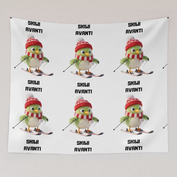 Item preview, Kiwi Bird on Ski - Skiwi Avanti designed and sold by Dedokris.