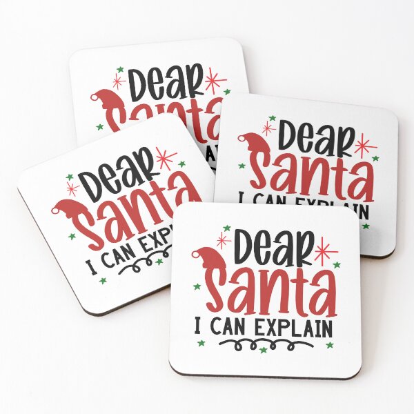 Item preview, Dear Santa I Can Explain designed and sold by Holy Hands Studio.