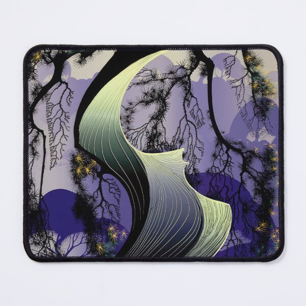 Item preview, Eyvind Earle abstract, Eyvind Earle art, Eyvind Earle artist, Eyvind Earle background, Eyvind Earle california, Eyvind Earle color palette, Eyvind Earle fantasy landscape, Eyvind Earle fine art designed and sold by EmmieHart.
