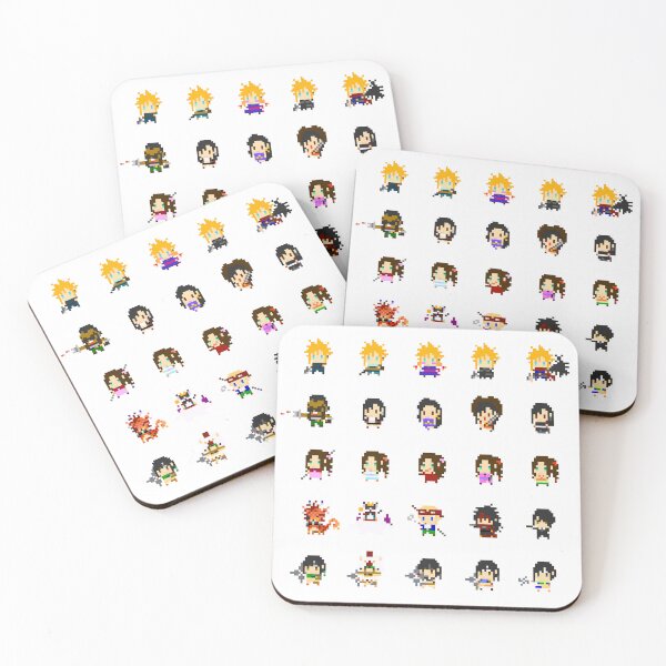 Item preview, 8-bit Pixelartドット絵 Final Fantasy VII Part 1 designed and sold by DyanaSM.