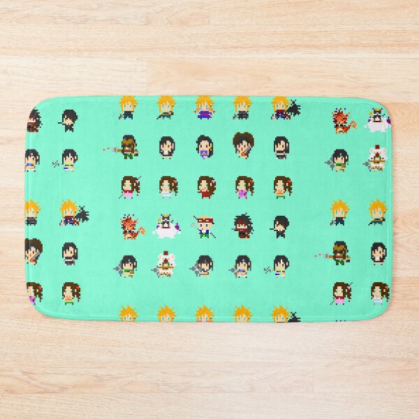 Item preview, 8-bit Pixelartドット絵 Final Fantasy VII Part 1 designed and sold by DyanaSM.