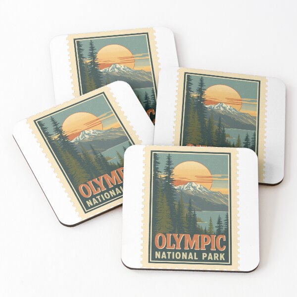 Item preview, Olympic National Park | Pacific Northwest Nature Illustration designed and sold by KiValuate.