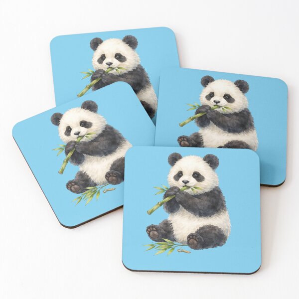 Item preview, Adorable Panda Cub Eating Bamboo designed and sold by MHD.