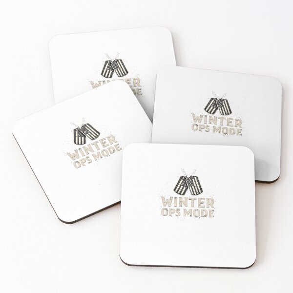 Item preview, Winter Ops Mode Dogtags Winter US Flag designed and sold by Callsign 84.