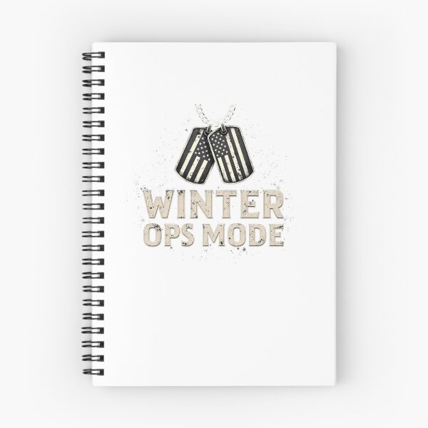 Item preview, Winter Ops Mode Dogtags Winter US Flag designed and sold by Callsign 84.