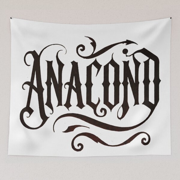 Item preview, Gothic Text Art – “ANACOND” Dark Lettering designed and sold by Anacond.