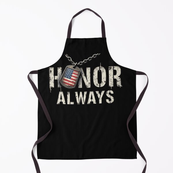 Item preview, Honor Always Dogtags US Flag designed and sold by Callsign 84.