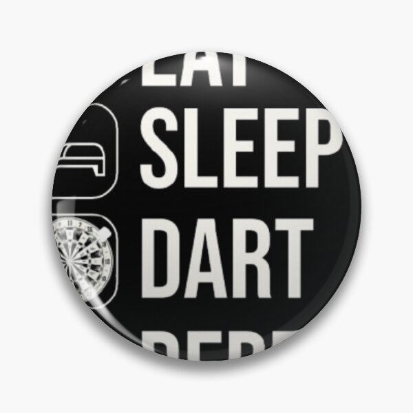 Artikelvorschau, Eat Sleep Dart Repeat – Minimal Darts Lifestyle Design entworfen und verkauft von TheØche.