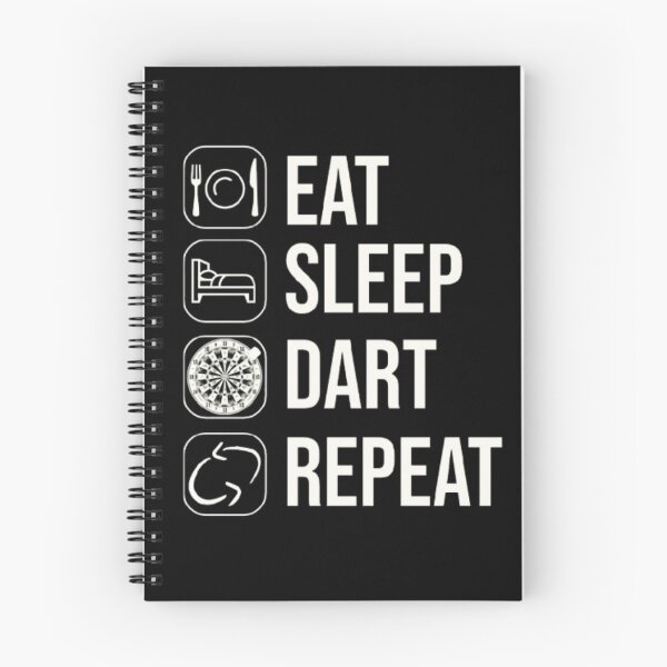 Artikelvorschau, Eat Sleep Dart Repeat – Minimal Darts Lifestyle Design entworfen und verkauft von TheØche.