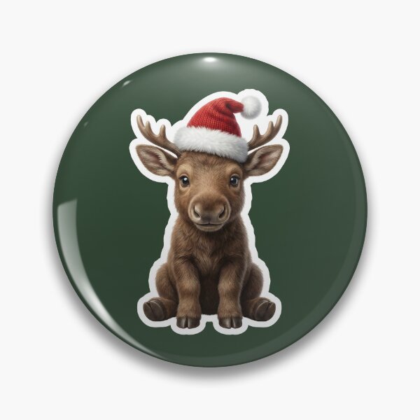 Item preview, Golden reindeer calf awaits Santa designed and sold by DAGHO.