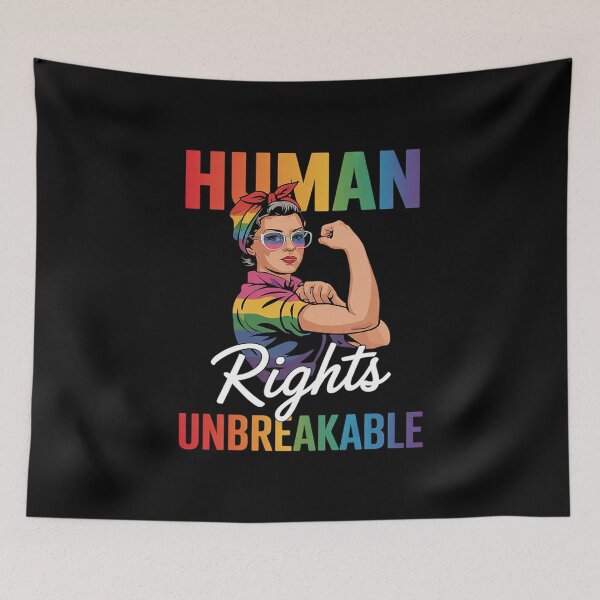 Item preview, Womens Human Rights Unbreakable LGBT Gay Pride Lesbian or Bisexual designed and sold by MythWoot.