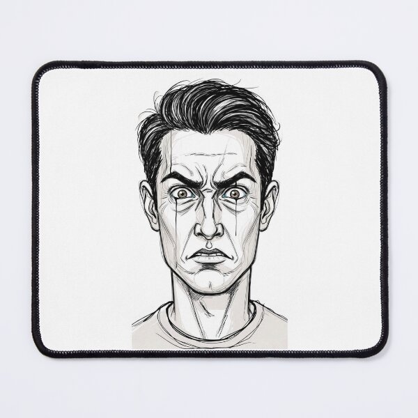Item preview, Broken Mind | Emotional Face Sketch designed and sold by benikK.