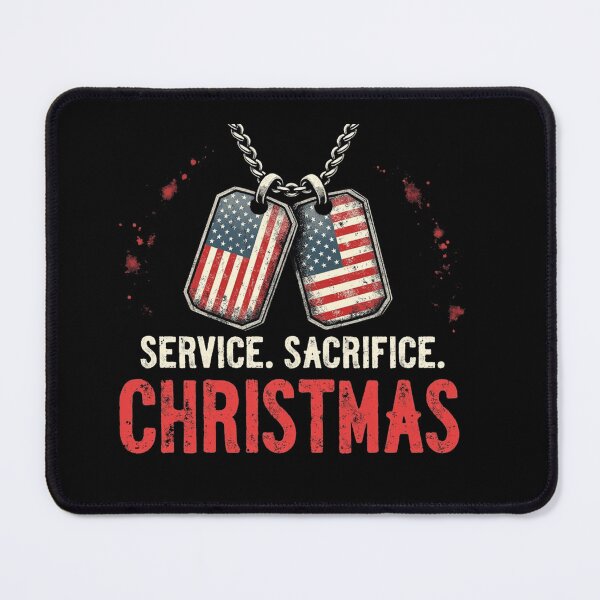 Item preview, Service Sacrifice Christmas Dogtags designed and sold by Callsign 84.