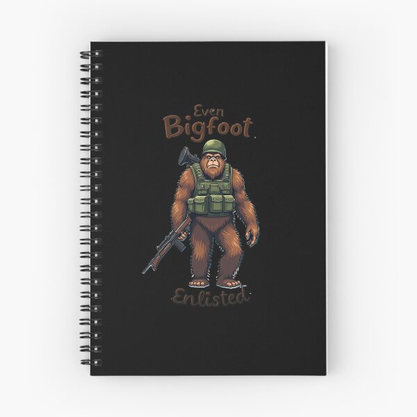 Item preview, Even Bigfoot Enlisted designed and sold by Callsign 84.
