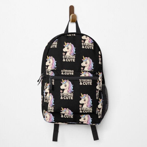 Item preview, Strong & Cute Kawaii Unicorn designed and sold by DreamiCanvas.