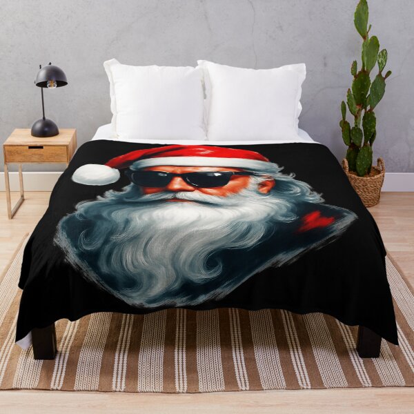 Item preview, Santa Face Retro Sunglasses Funny Christmas Pajama designed and sold by WayTBeenkenArt.
