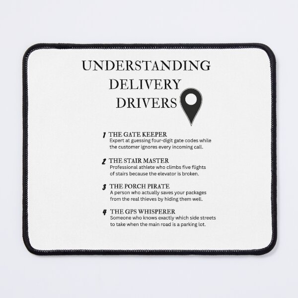 Item preview, Funny Delivery Driver Definition Dictionary Style designed and sold by PsyFlow35.