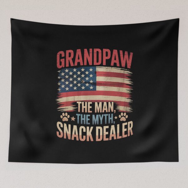 Item preview, Grandpaw The Myth The Snack Dealer Fathers Day Dog Grandpa 1  designed and sold by MathisBellanger.