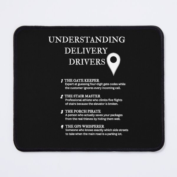 Item preview, Funny Delivery Driver Definition Dictionary Style – Black designed and sold by PsyFlow35.