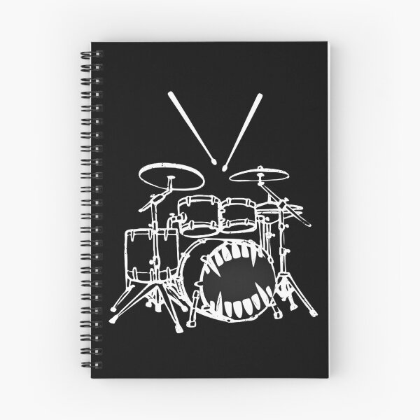 Item preview, Funny Drummer  – Drum Kit Monster Face for Music Lovers & Band Members designed and sold by SunandShade.
