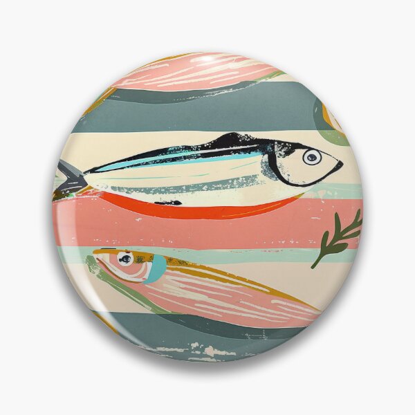 Item preview, Sardines on Stripes designed and sold by Branka Kodzoman.
