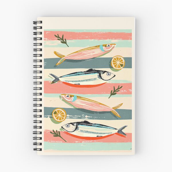 Item preview, Sardines on Stripes designed and sold by Branka Kodzoman.