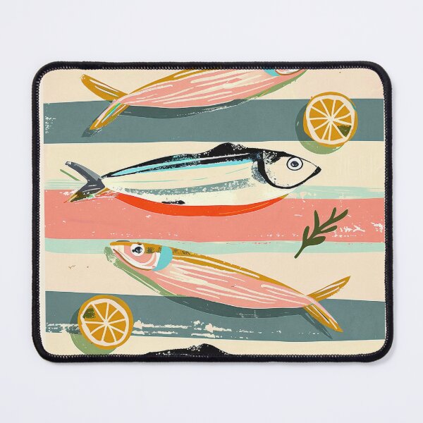 Item preview, Sardines on Stripes designed and sold by Branka Kodzoman.